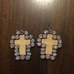 Sookie Sookie cross earrings